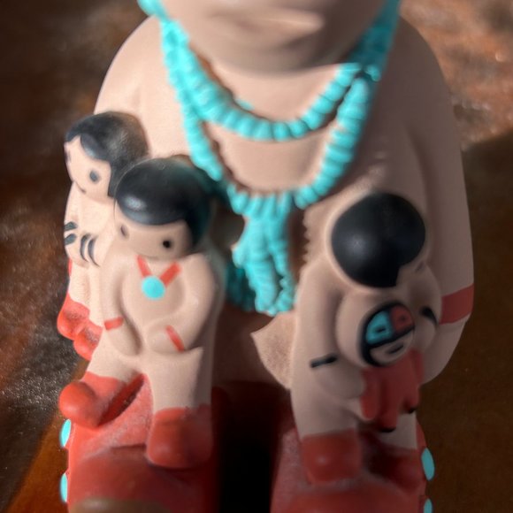 Vintage Clay Native American Pueblo Storyteller figurine. - Picture 2 of 4